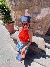 Carica l'immagine nel visualizzatore di Gallery, Denim Sailor Hat